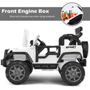 12V Electric 2-Seater Kids Ride-On RC Truck with Storage and Music Magic Cars 6