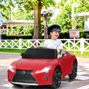 12V Licensed Kids Electric Ride-On Car with Remote Control Red Lexus LC500 Magic Cars 2