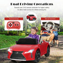 12V Licensed Kids Electric Ride-On Car with Remote Control Red Lexus LC500 Magic Cars 4