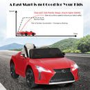 12V Licensed Kids Electric Ride-On Car with Remote Control Red Lexus LC500 Magic Cars 5