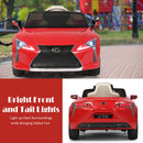 12V Licensed Kids Electric Ride-On Car with Remote Control Red Lexus LC500 Magic Cars 8