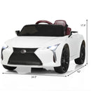 12V Kids Licensed Remote Control Electric Ride-On Lexus LC500 Car with Music Magic Cars 1