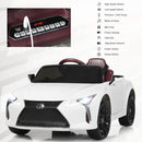 12V Kids Licensed Remote Control Electric Ride-On Lexus LC500 Car with Music Magic Cars 7