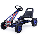 4-Wheel Pedal-Powered Kids Ride-On Toy with Adjustable Seat, Blue Magic Cars Variant 0