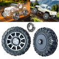 Children's Solid PU Rubber Tires 25cm and 33cm Replacement Parts and Accessories Magic Cars Variant 0