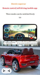 Large Electric Remote-Controlled Ride-On Toy Car for Children Ages 1-6 Years Magic Cars 16