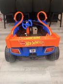 Hot Wheels Electric Ride-On Car in Blue and Orange Magic Cars 3