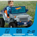 Power Wheels 12V Battery-Powered Jeep Wrangler Ride-On for Ages 2 and Up Magic Cars 2