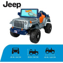 Power Wheels 12V Battery-Powered Jeep Wrangler Ride-On for Ages 2 and Up Magic Cars 3