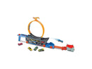 Large Mobile Play Set with Collapsible Loop and Launcher Truck Transporter Wheels Magic Cars 1