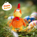 15" Interactive Squawking Chicken Toy for Easter Magic Cars 3