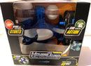 HoverQuad Blue Remote Control Car with Lights and Automatic Stunt Features Magic Cars 1
