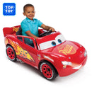 Huffy Lightning McQueen 6V Ride-On Toy with Engine Noises for Kids Ages 3-7 Magic Cars 1