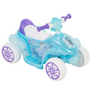Electric 4-Wheel Frozen Ride-On Quad with Bubble Maker for Toddlers Magic Cars 1