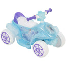 Electric 4-Wheel Frozen Ride-On Quad with Bubble Maker for Toddlers Magic Cars 3