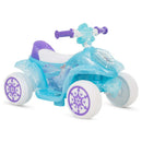 Electric 4-Wheel Frozen Ride-On Quad with Bubble Maker for Toddlers Magic Cars 4