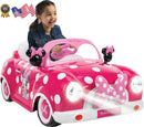 Disney Minnie Mouse 6V Battery-Powered Ride-On Car for Kids Ages 3+ Magic Cars 0