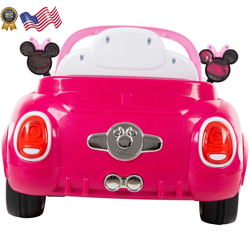 Disney Minnie Mouse 6V Battery-Powered Ride-On Car for Kids Ages 3+ Magic Cars 10