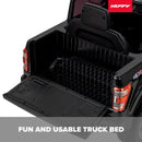 Battery-Powered Kids Ride-On Truck 6V 4x4 Black Magic Cars 3