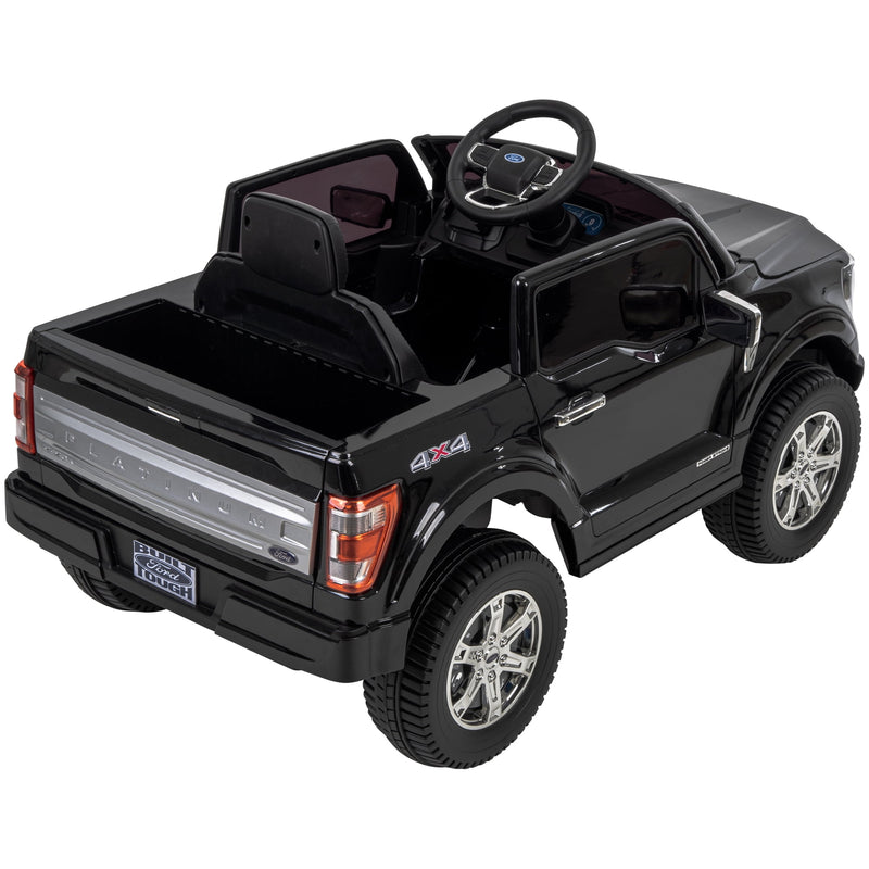 Battery-Powered Kids Ride-On Truck 6V 4x4 Black Magic Cars 9