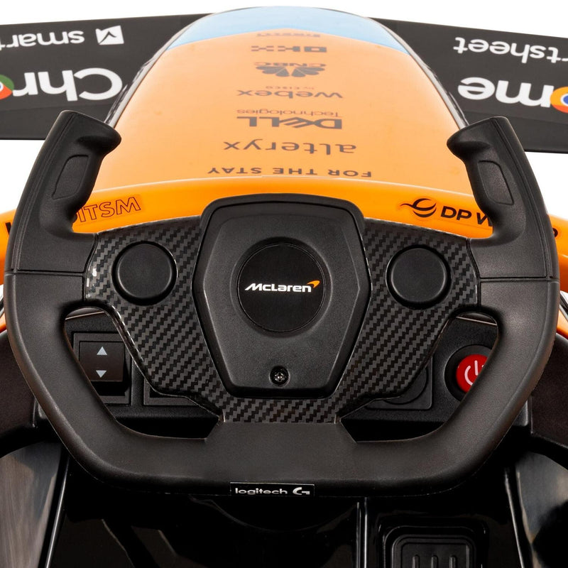 12V Battery-Powered McLaren F1 Race Car Ride-On Toy with Remote Control for Kids Magic Cars 17