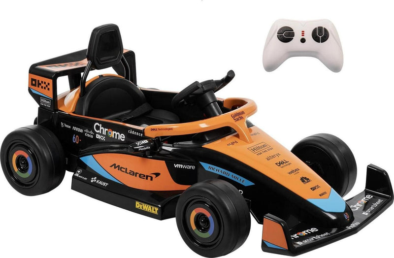 12V Battery-Powered McLaren F1 Race Car Ride-On Toy with Remote Control for Kids Magic Cars 8