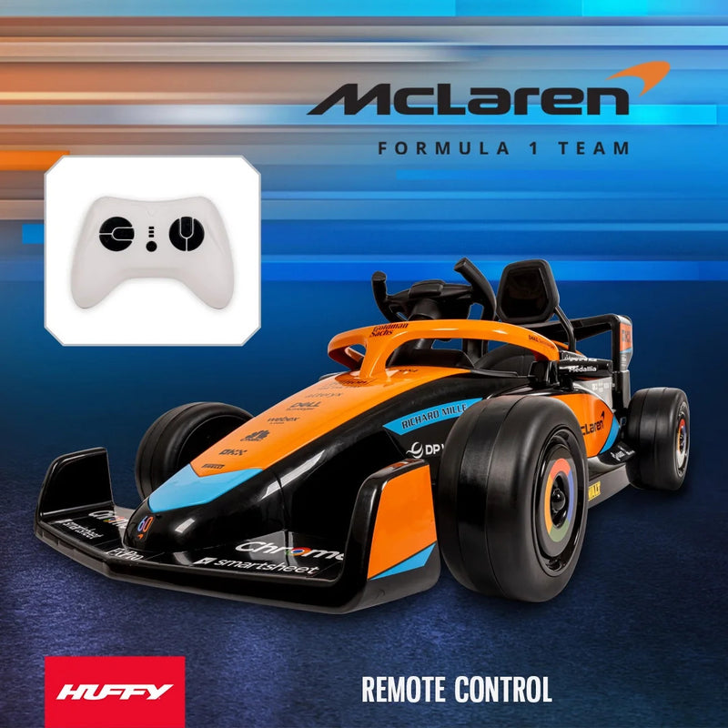 12V Battery-Powered McLaren F1 Race Ride-On Car with Remote Control for Kids Magic Cars 1