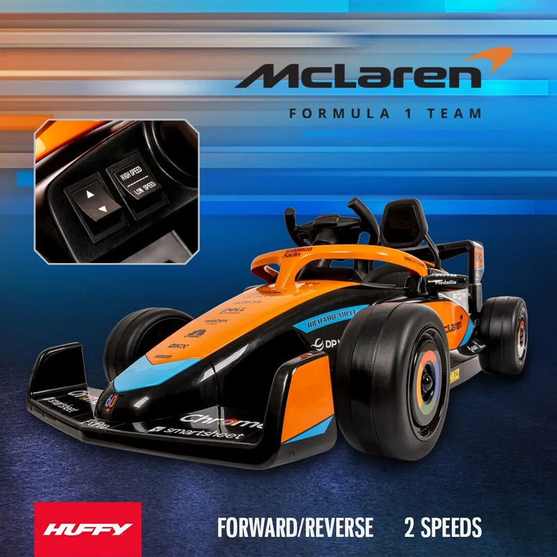 12V Battery-Powered McLaren F1 Race Car Ride-On Toy with Remote Control for Kids Magic Cars 19