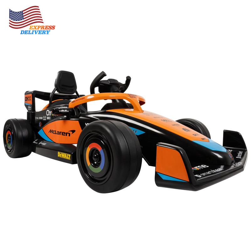 12V Battery-Powered McLaren F1 Ride-On Race Car with Remote Control for Kids Magic Cars 1