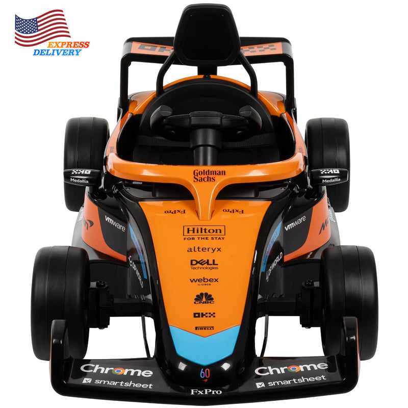 12V Battery-Powered McLaren F1 Ride-On Race Car with Remote Control for Kids Magic Cars 7