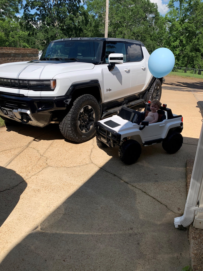 Hummer Style Ride On RC Car Truck For Children W/Magic Cars