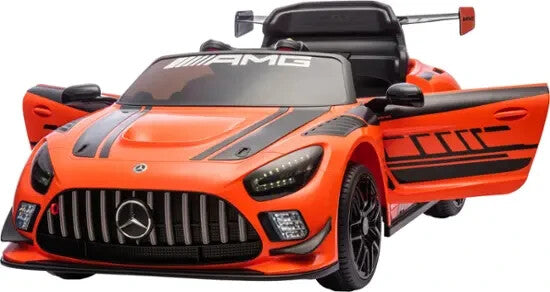 Mercedes AMG GT3 12V Ride-On Car with 3.5 MPH Max Speed and Front & Rear Lights Magic Cars 16