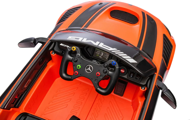 Mercedes AMG GT3 12V Ride-On Car with 3.5 MPH Max Speed and Front & Rear Lights Magic Cars 2