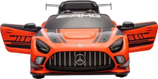 Mercedes AMG GT3 12V Ride-On Car with 3.5 MPH Max Speed and Front & Rear Lights Magic Cars 4