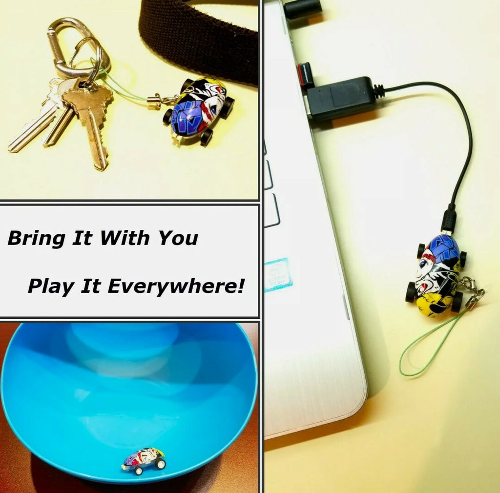 Hyper Runner Mini Micro Racer with High-Speed Stunts and LED Lights