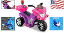 6V Purple and Pink Patrol Ride-On Car for Toddlers 18+ Months Magic Cars 1