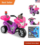 6V Electric Police Tricycle for Toddlers Ages 18-24 Months with Imaginative Play Features Magic Cars Variant 0