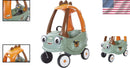 Imaginative T-Rex Large Kids' Ride-On Coupe with Removable Floor Board Magic Cars 1