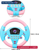 IMIKEYA 2-Pack Children's Car Seat Steering Wheel Toy - Interactive Driving Experience Magic Cars 3