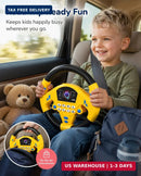 IMIKEYA 2-Pack Children's Car Seat Steering Wheel Toy - Interactive Driving Experience Magic Cars 8