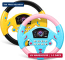 IMIKEYA 2-Pack Children's Car Seat Steering Wheel Toy - Interactive Driving Experience Magic Cars Variant 0