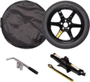 18x4 Black Rim with 155/85R18 Spare Tire (28.5" Diameter) and Scissor Jack Magic Cars 0
