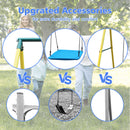 Indoor & Outdoor Metal Swing Set with Safety Belt for Backyard Play Magic Cars 5