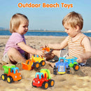 4-Piece Interactive Friction-Powered Construction Vehicle Toy Set Magic Cars 10