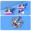 Sensory Helicopter Play Toy for Toddlers - Rotating Lights and Sounds Magic Cars 3
