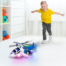 Sensory Helicopter Play Toy for Toddlers - Rotating Lights and Sounds Magic Cars 4