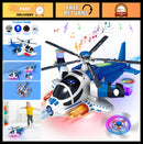 Sensory Helicopter Play Toy for Toddlers - Rotating Lights and Sounds Magic Cars Variant 0