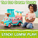 Interactive Ice Cream Push Ride-On Toy for Toddlers Ages 1-3 Boys and Girls Magic Cars 18