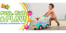 Interactive Ice Cream Push Ride-On Toy for Toddlers Ages 1-3 Boys and Girls Magic Cars 26