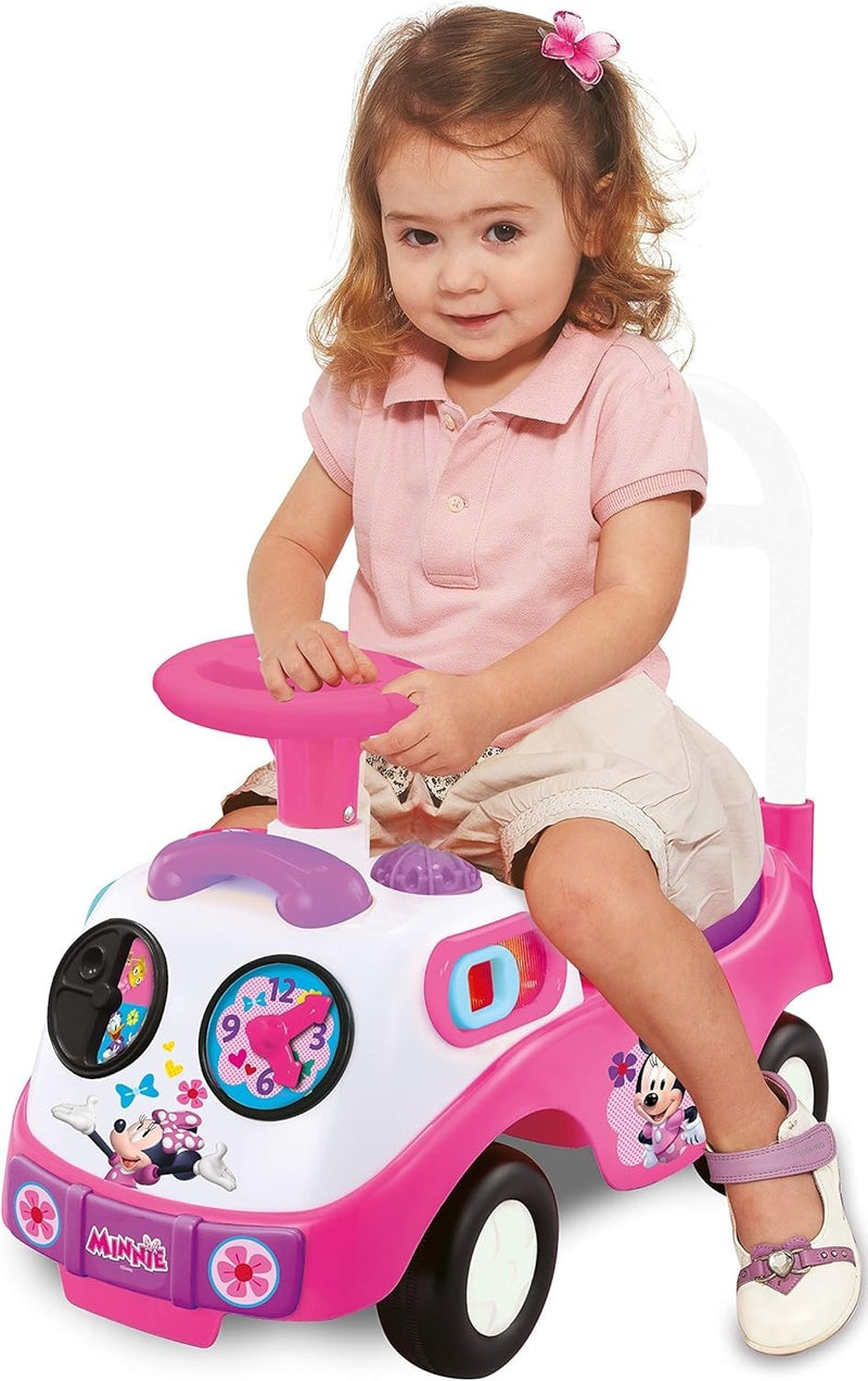 Interactive Minnie Mouse Ride-On Toy with Sounds and Educational Featu